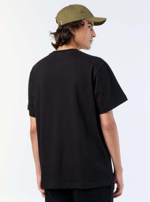 Effen T-shirt met korte mouwen, comfort fit/oversized - Kiabi
