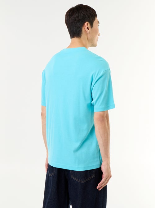 Effen T-shirt met korte mouwen en ronde hals - Kiabi Effen T-shirt met korte mouwen en ronde hals - Kiabi