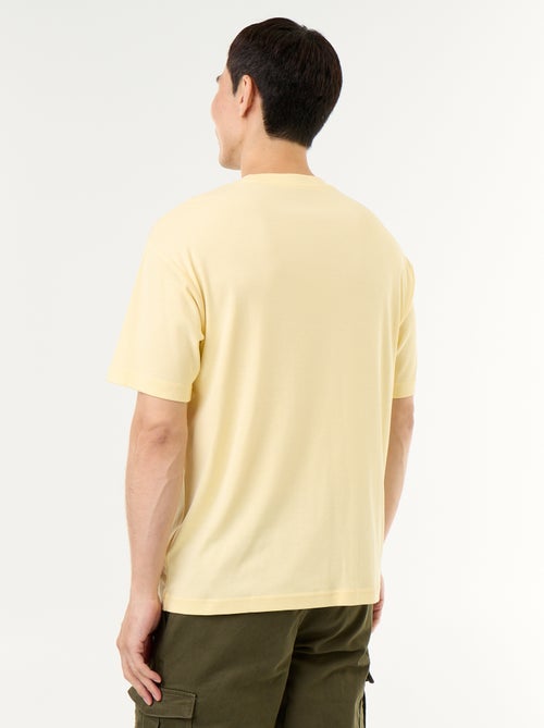 Effen T-shirt met korte mouwen en ronde hals - Kiabi Effen T-shirt met korte mouwen en ronde hals - Kiabi