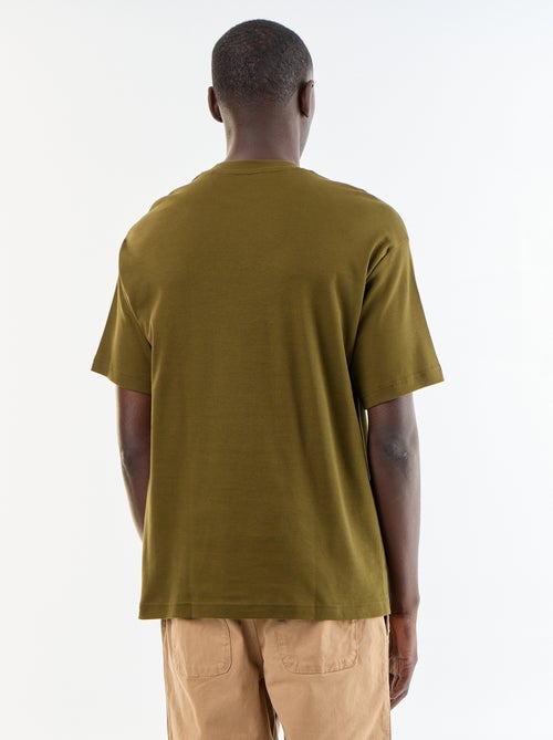Effen T-shirt met korte mouwen en ronde hals - Kiabi