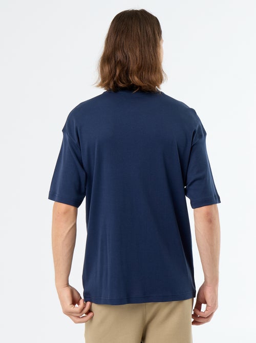 Effen T-shirt met korte mouwen en ronde hals - Kiabi