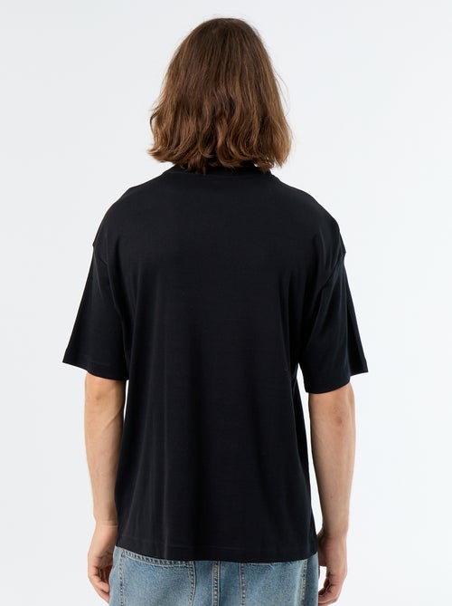 Effen T-shirt met korte mouwen en ronde hals - Kiabi