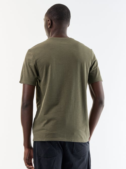 Effen T-shirt met korte mouwen - Kiabi