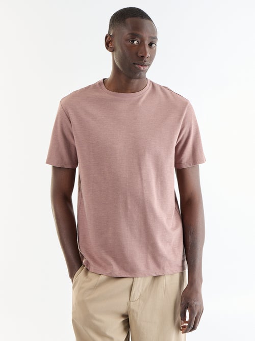 Effen T-shirt met korte mouwen - Kiabi