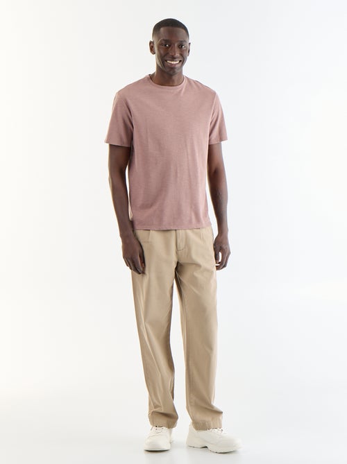 Effen T-shirt met korte mouwen - Kiabi