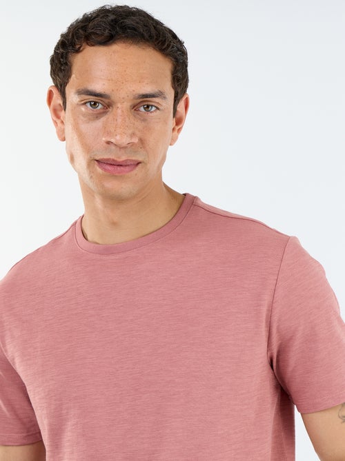 Effen T-shirt met korte mouwen - Kiabi