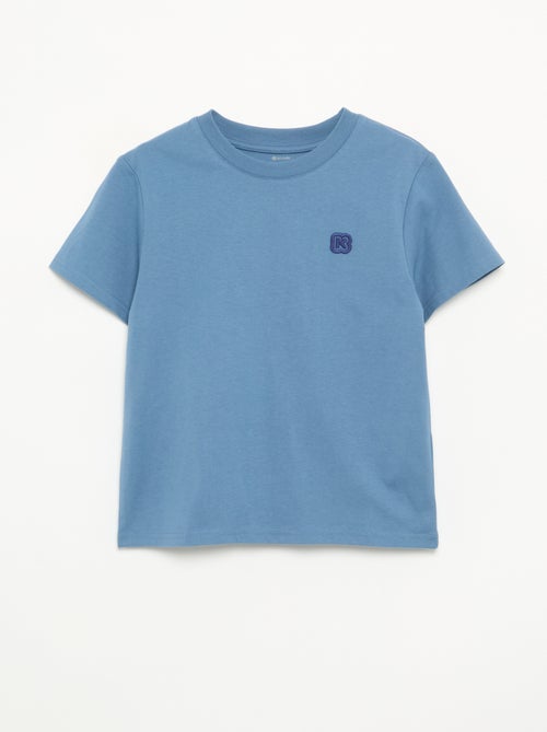 Effen T-shirt met korte mouwen voor kinderen - Kiabi - Kiabi