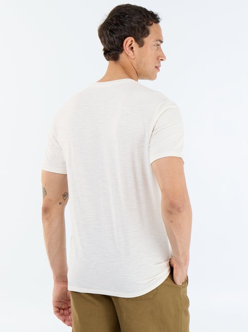 Effen T-shirt met korte mouwen - Kiabi