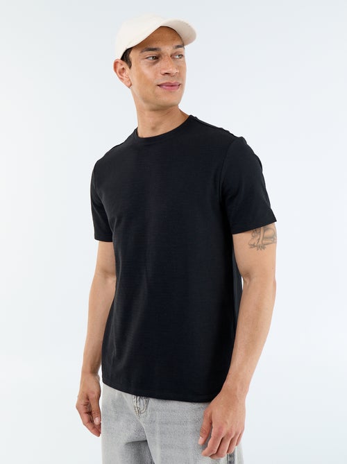 Effen T-shirt met korte mouwen - Kiabi
