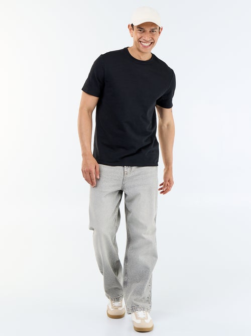 Effen T-shirt met korte mouwen - Kiabi