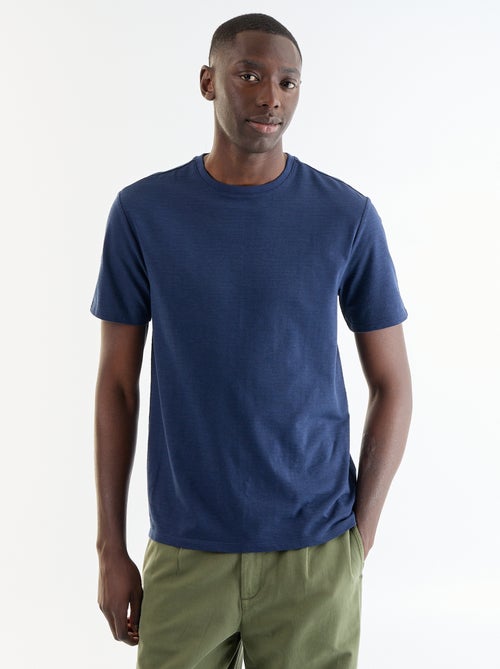 Effen T-shirt met korte mouwen - Kiabi