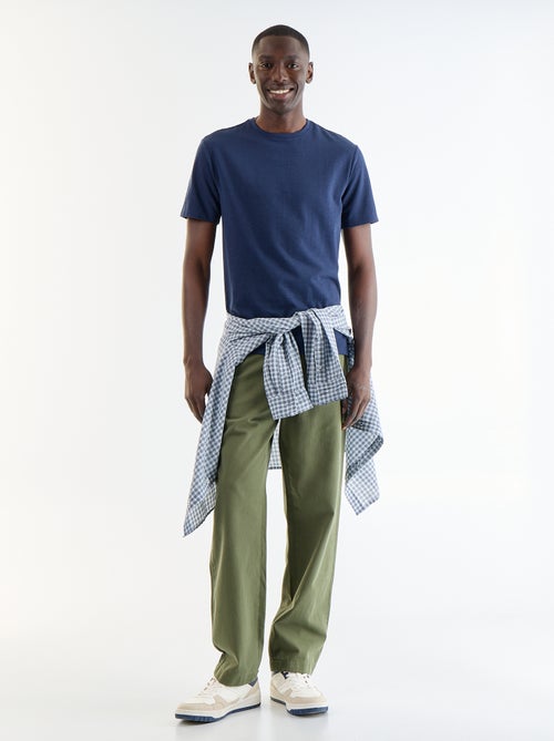 Effen T-shirt met korte mouwen - Kiabi