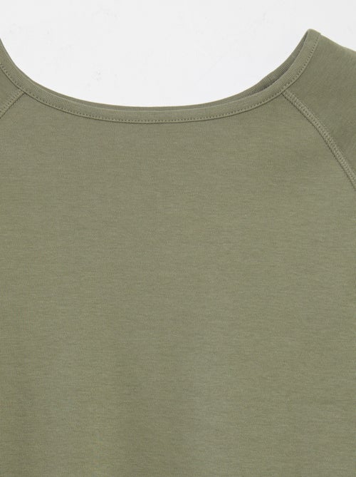 Effen T-shirt met lange mouw - So Easy - Kiabi