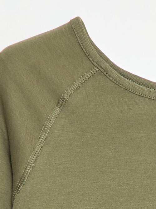 Effen T-shirt met lange mouw - So Easy - Kiabi