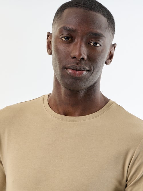 Effen T-shirt met lange mouwen - Kiabi