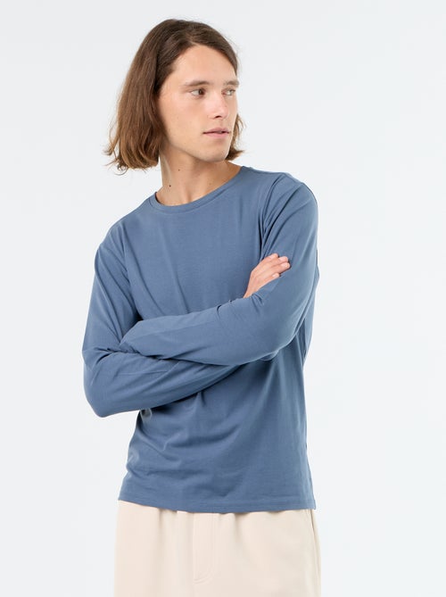 Effen T-shirt met lange mouwen - Kiabi Effen T-shirt met lange mouwen - Kiabi