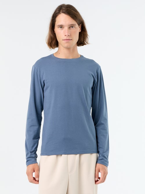 Effen T-shirt met lange mouwen - Kiabi Effen T-shirt met lange mouwen - Kiabi