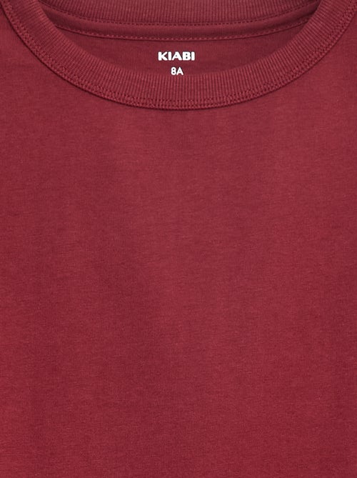 Effen T-shirt met lange mouwen - Kiabi