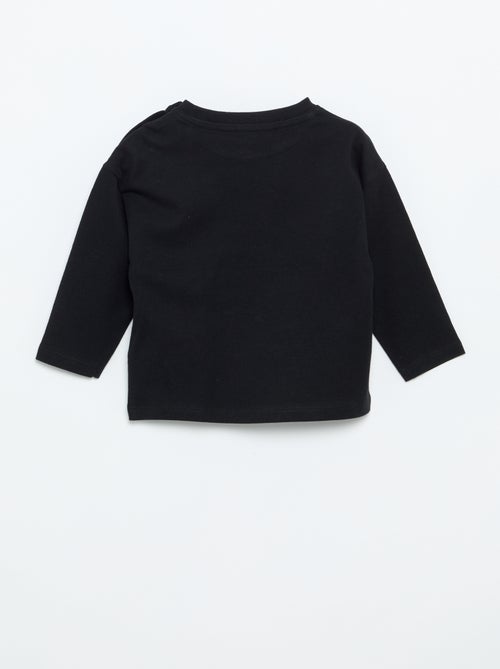 Effen T-shirt met lange mouwen - Kiabi