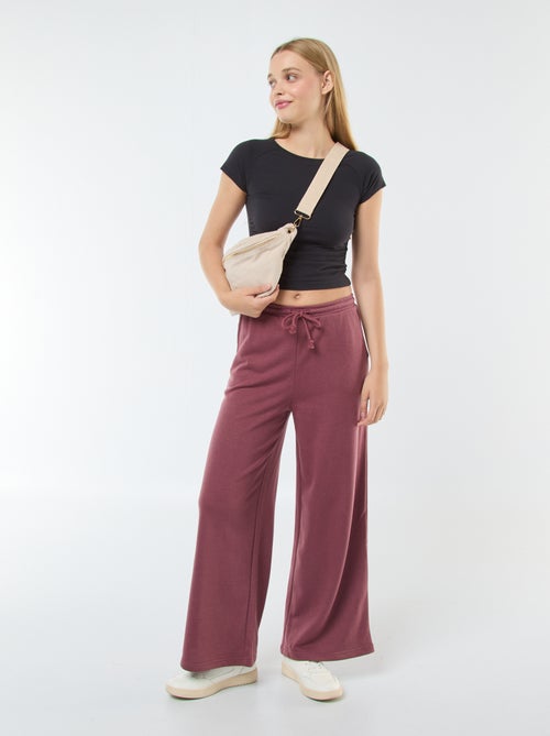 Effen T-shirt met plooitjes - Kiabi