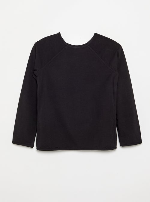 Effen T-shirt met raglanmouwen - Kiabi