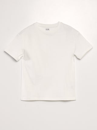 Effen T-shirt van dikke jersey - Tough Cotton