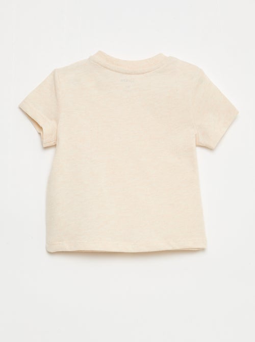 Effen T-shirt van jerseytricot - Kiabi