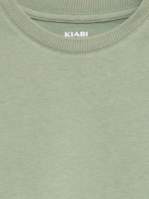 Effen T-shirt van jerseytricot - Kiabi