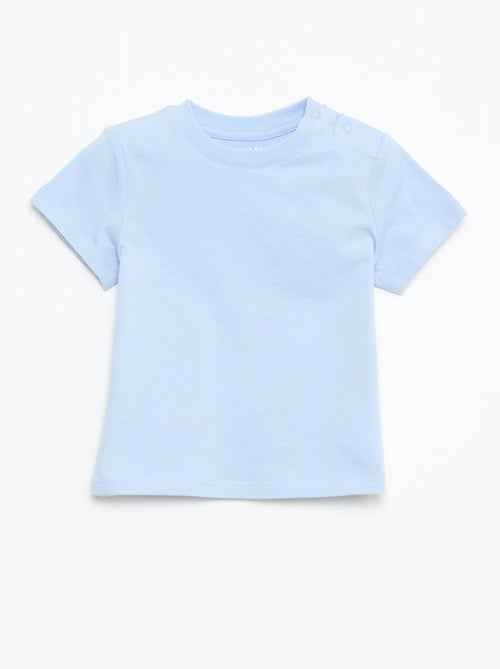 Effen T-shirt van jerseytricot - Kiabi