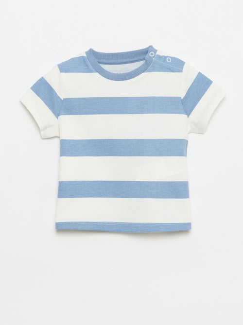Effen T-shirt van jerseytricot - Kiabi