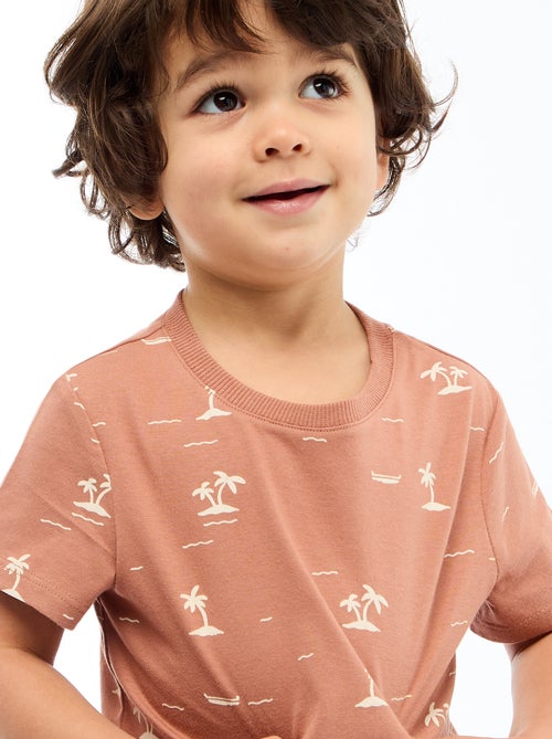 Effen T-shirt van jerseytricot - Kiabi