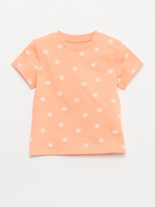 Effen T-shirt van jerseytricot - Kiabi