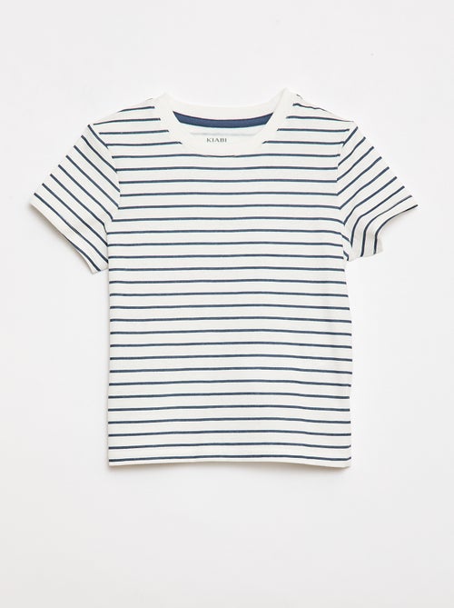 Effen T-shirt van jerseytricot - Kiabi