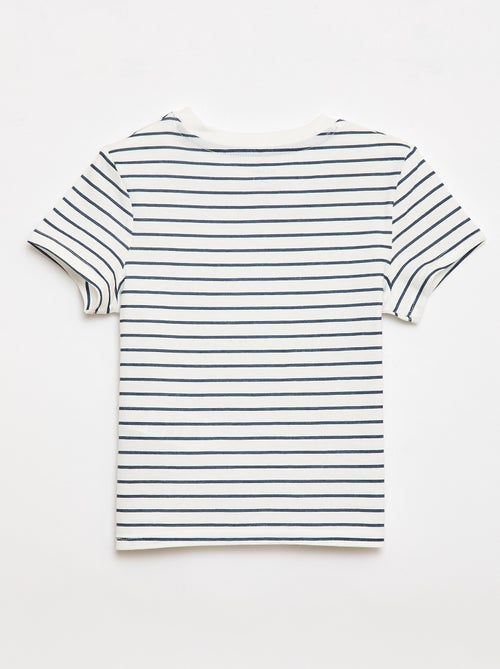Effen T-shirt van jerseytricot - Kiabi