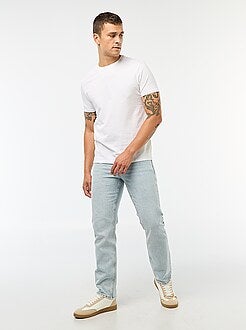 Effen T-shirt van tricot - Kiabi