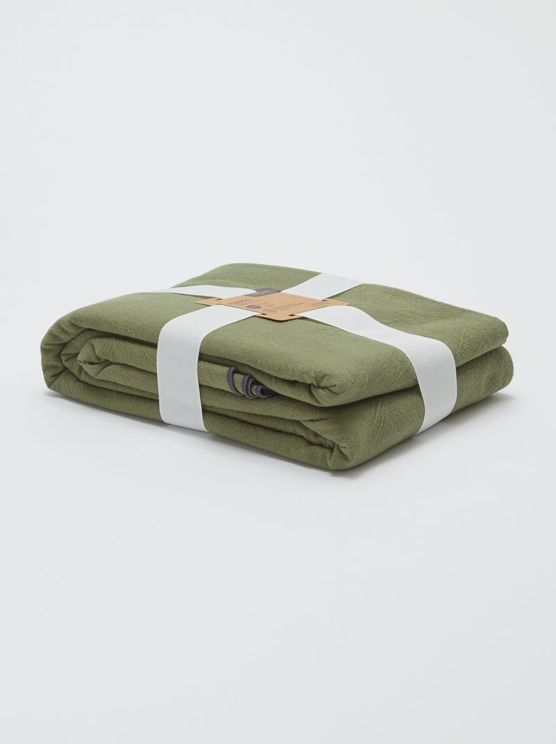 Effen tafelkleed - 150 x 200 cm - Kiabi Home KAKI - Kiabi