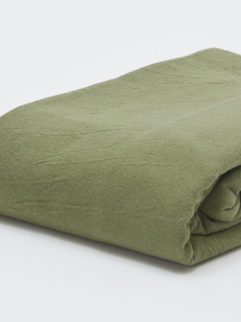 Effen tafelkleed - 150 x 200 cm - Kiabi Home KAKI - Kiabi