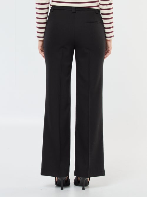 Effen tailored-fit broek met rechte pijpen - Kiabi