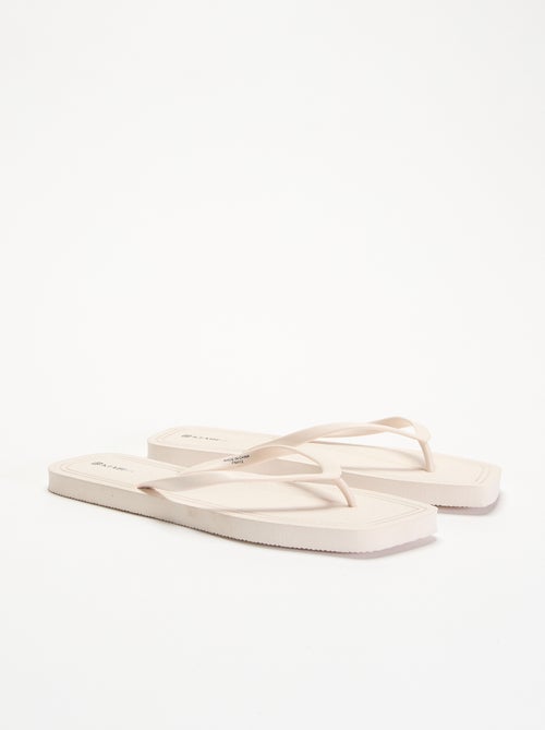 Effen teenslippers - Kiabi