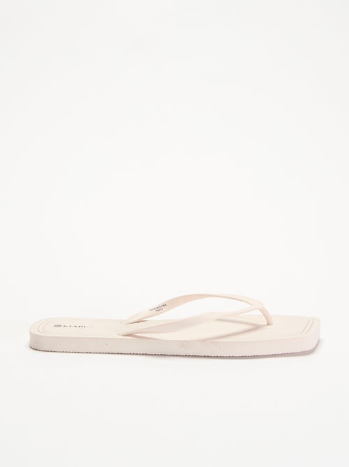 Effen teenslippers - Kiabi