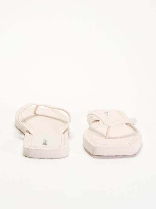 Effen teenslippers - Kiabi