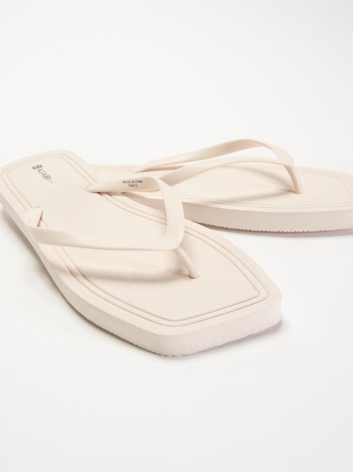 Effen teenslippers - Kiabi