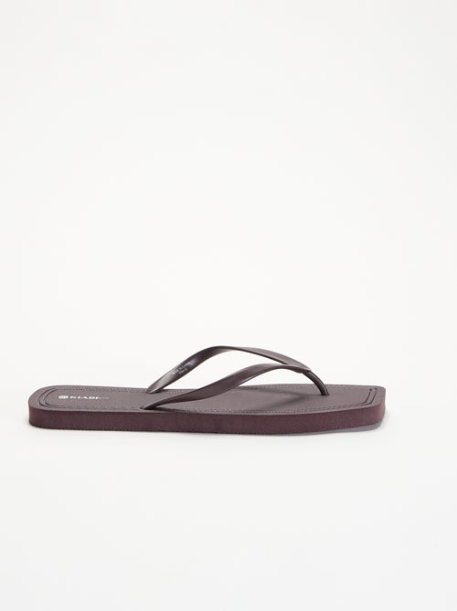 Effen teenslippers - Kiabi