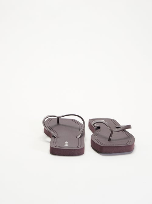 Effen teenslippers - Kiabi