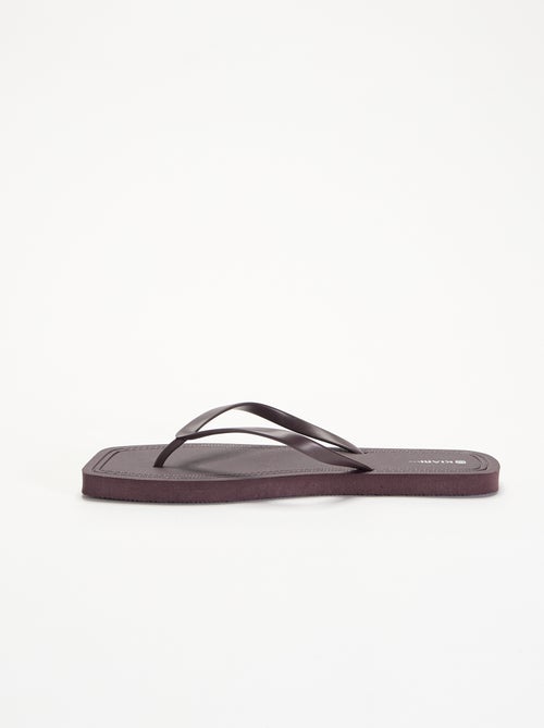 Effen teenslippers - Kiabi