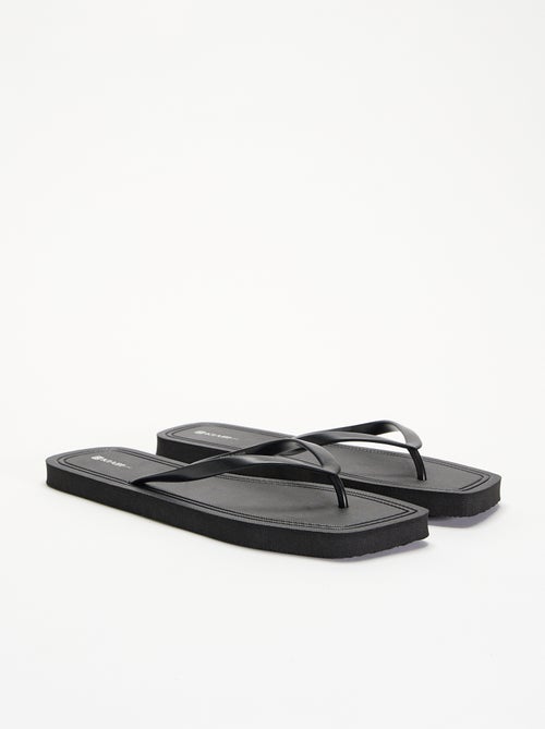 Effen teenslippers - Kiabi