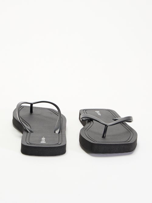 Effen teenslippers - Kiabi
