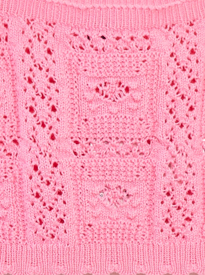 Effen top in haakwerk ROSE - Kiabi