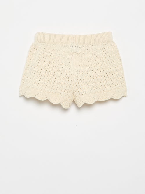 Effen tricot short - Kiabi Effen tricot short - Kiabi