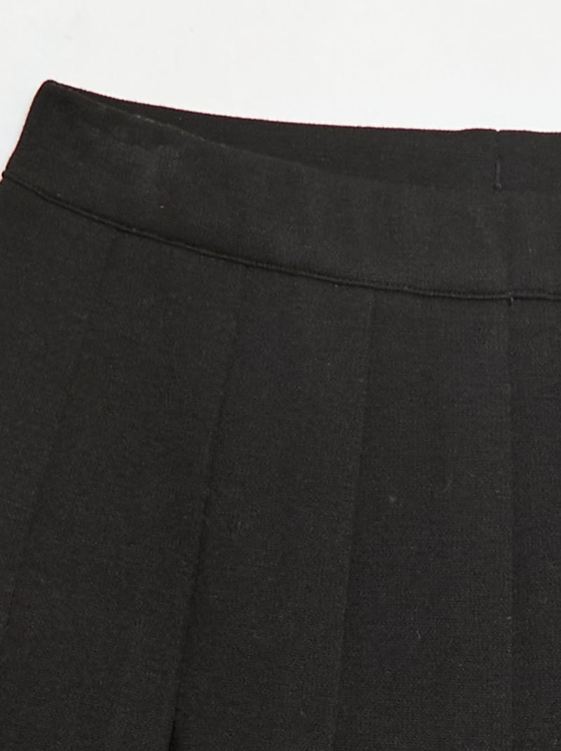 Effen tricotrok zwart - Kiabi